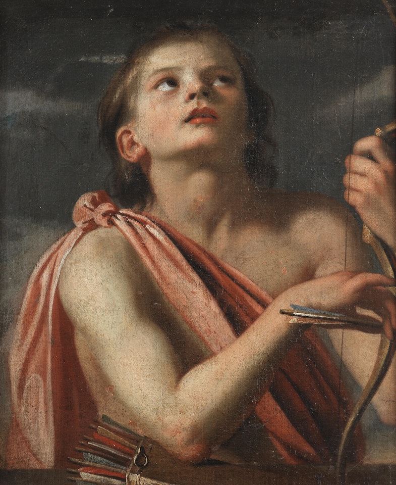 Cupid with his bow by BOLOGNESE SCHOOL