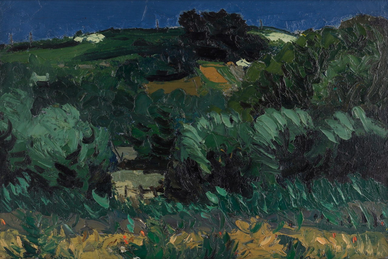 Heathland, Beaumaris by Kyffin Williams