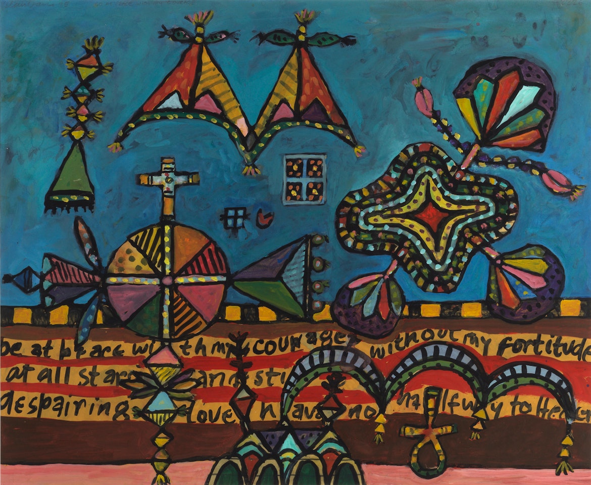 Be at Peace with My Courage (Opus G.2225) by Alan Davie
