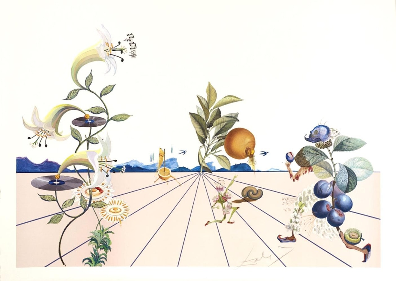 Flordali I by Salvador Dali