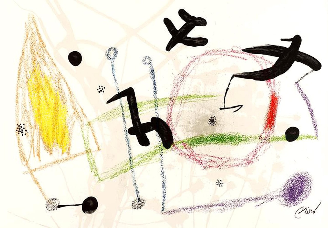 Maravillas con variaciones acrosticas 5 by Joan Miró