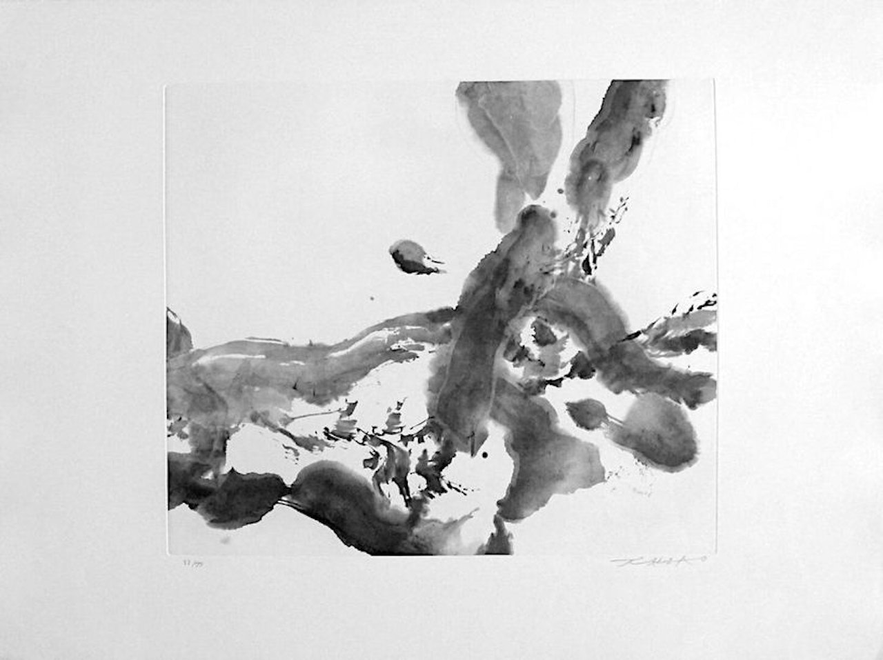 Untitled composition by Zao Wou-Ki