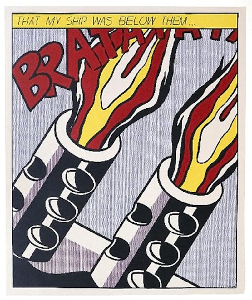 As I opened fire by Roy Lichtenstein