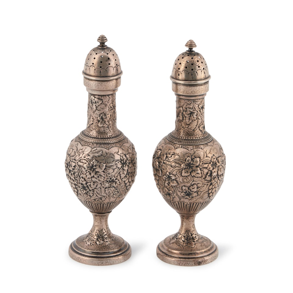 Pair of Tiffany and Co. Sterling Silver Casters by Tiffany & Co.