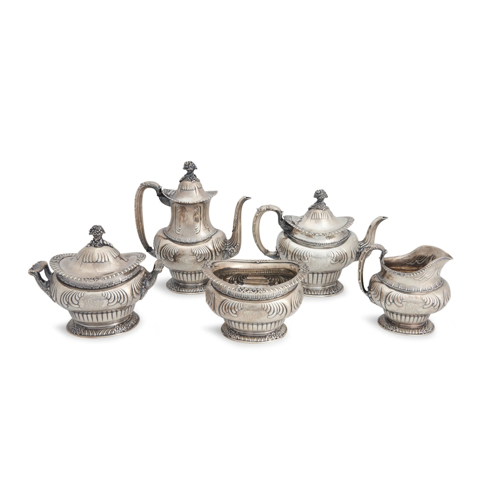 Five-piece Tiffany & Co. Coffee and Tea Service by Tiffany & Co.