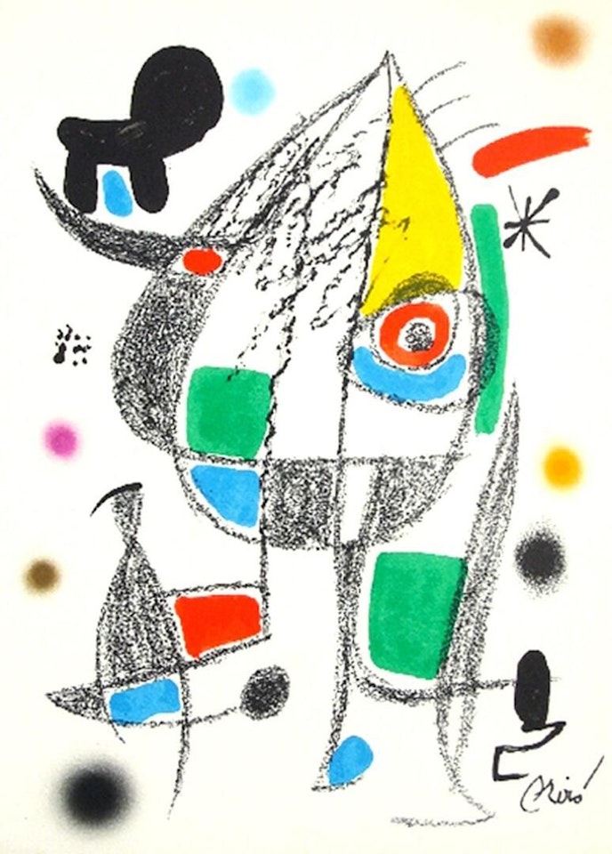 Maravillas with acrostic variations 20 by Joan Miró