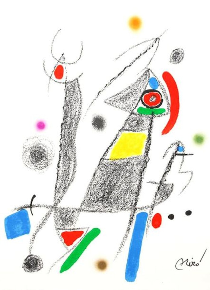 Maravillas with acrostic variations 6 by Joan Miró