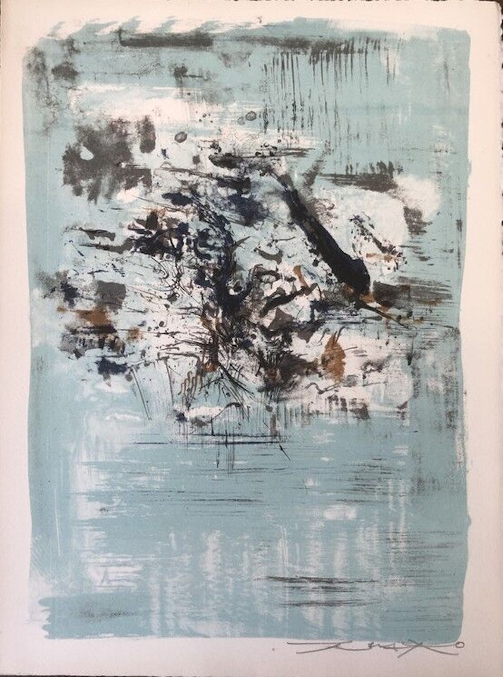 Temptation of the West by Zao Wou-Ki