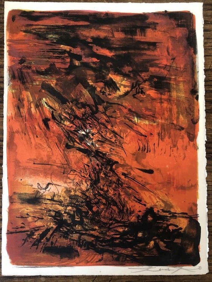 Temptation of the West by Zao Wou-Ki