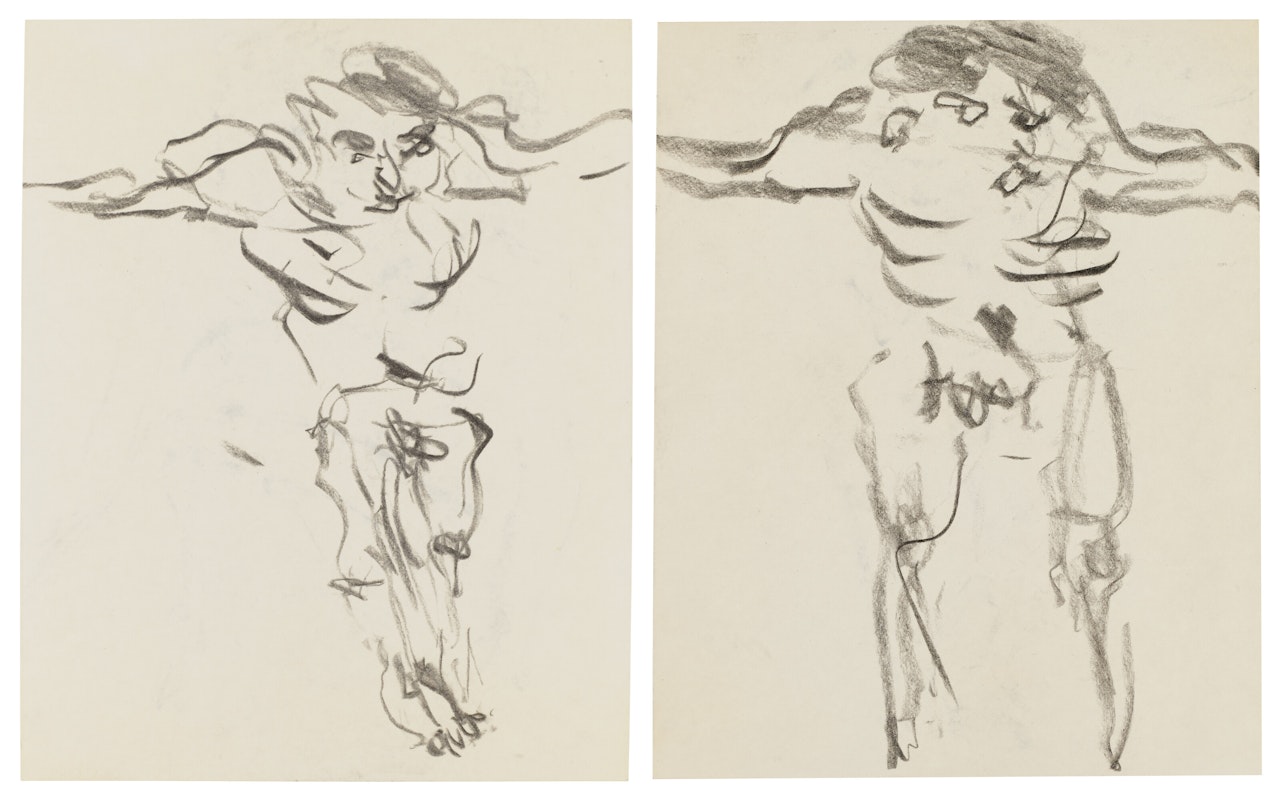Untitled [Two Works]; Untitled [Two Works] by Willem de Kooning