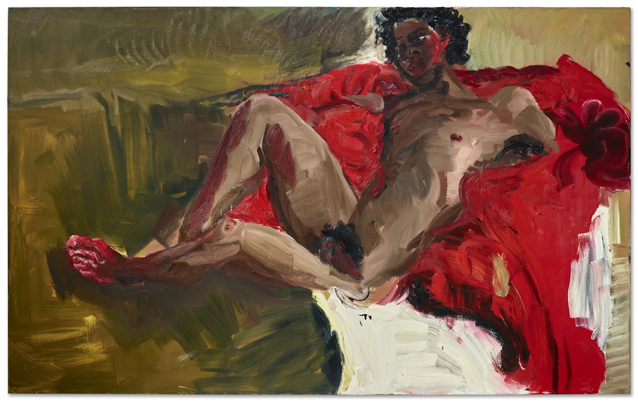 Shaun Reclining by Rainer Fetting