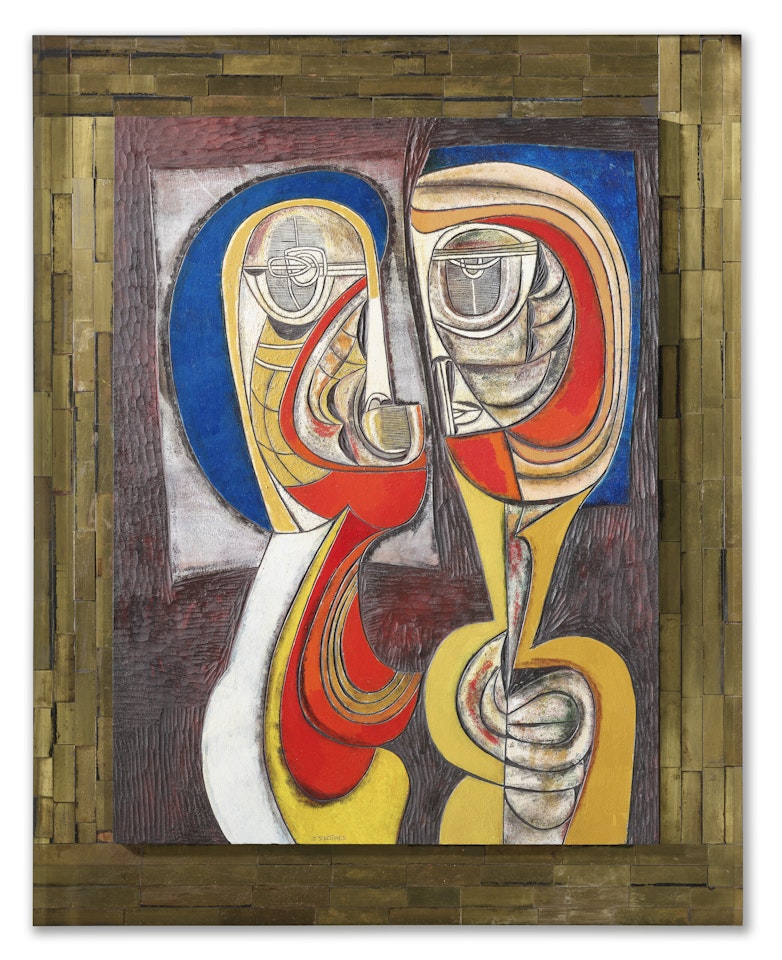 Two Figures by Cecil Skotnes