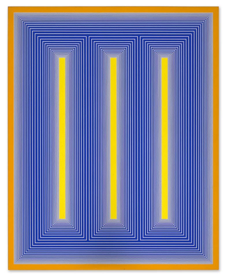 Temple of Light (Yellow with Orange) by Richard Anuszkiewicz