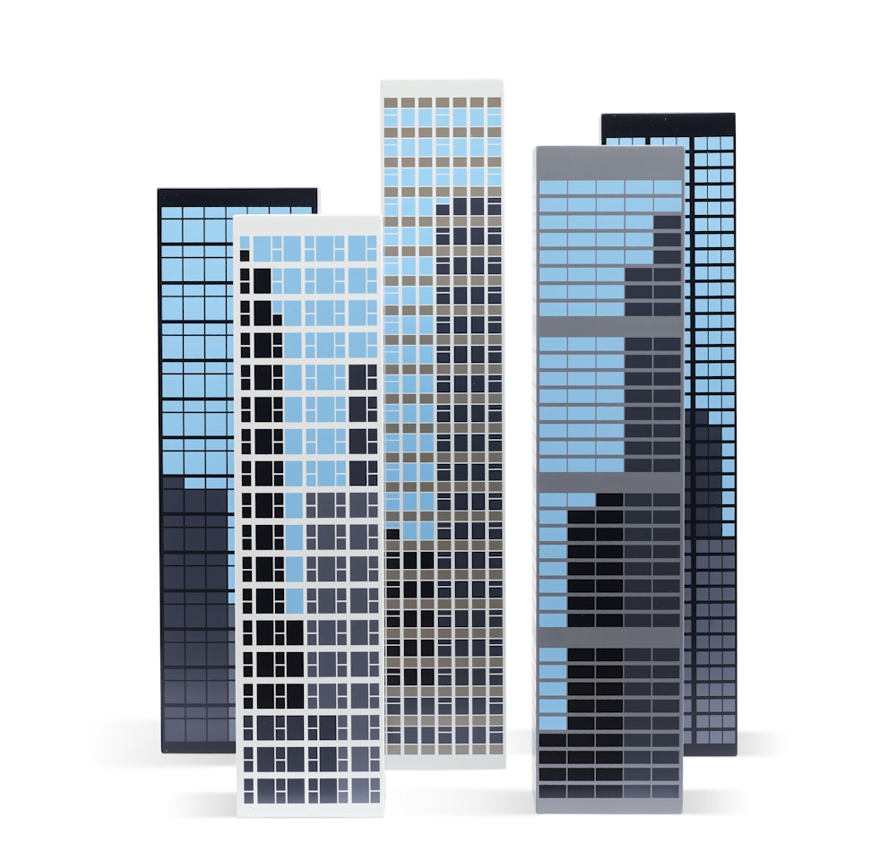 Modern Towers 2 by Julian Opie