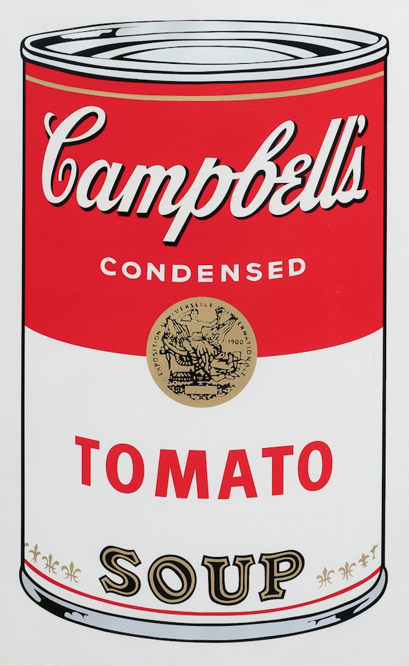 Campbell"s Soup I - Tomato Soup; ) by Andy Warhol