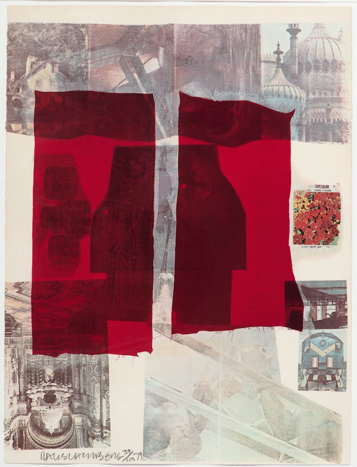 Why You Can"t Tell #III (from The Suite of Nine prints) by Robert Rauschenberg