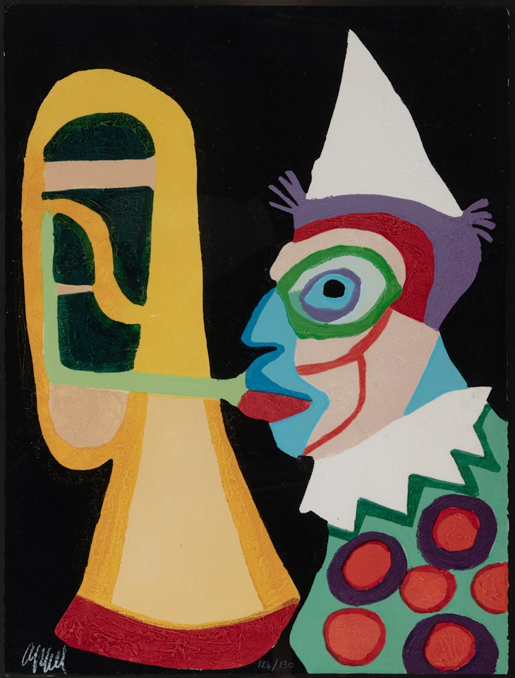 Clown d"Amsterdam by Karel Appel