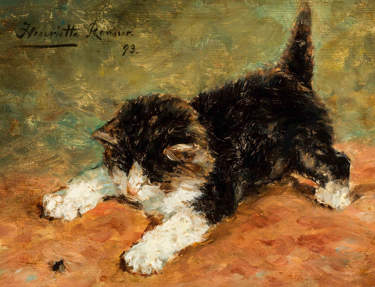 The little friend by Henriette Ronner-Knip