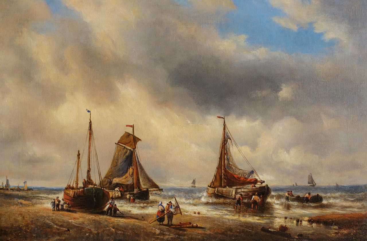 Le Retour des Pêcheurs (The Return of the Fishermen) by François Etienne Musin