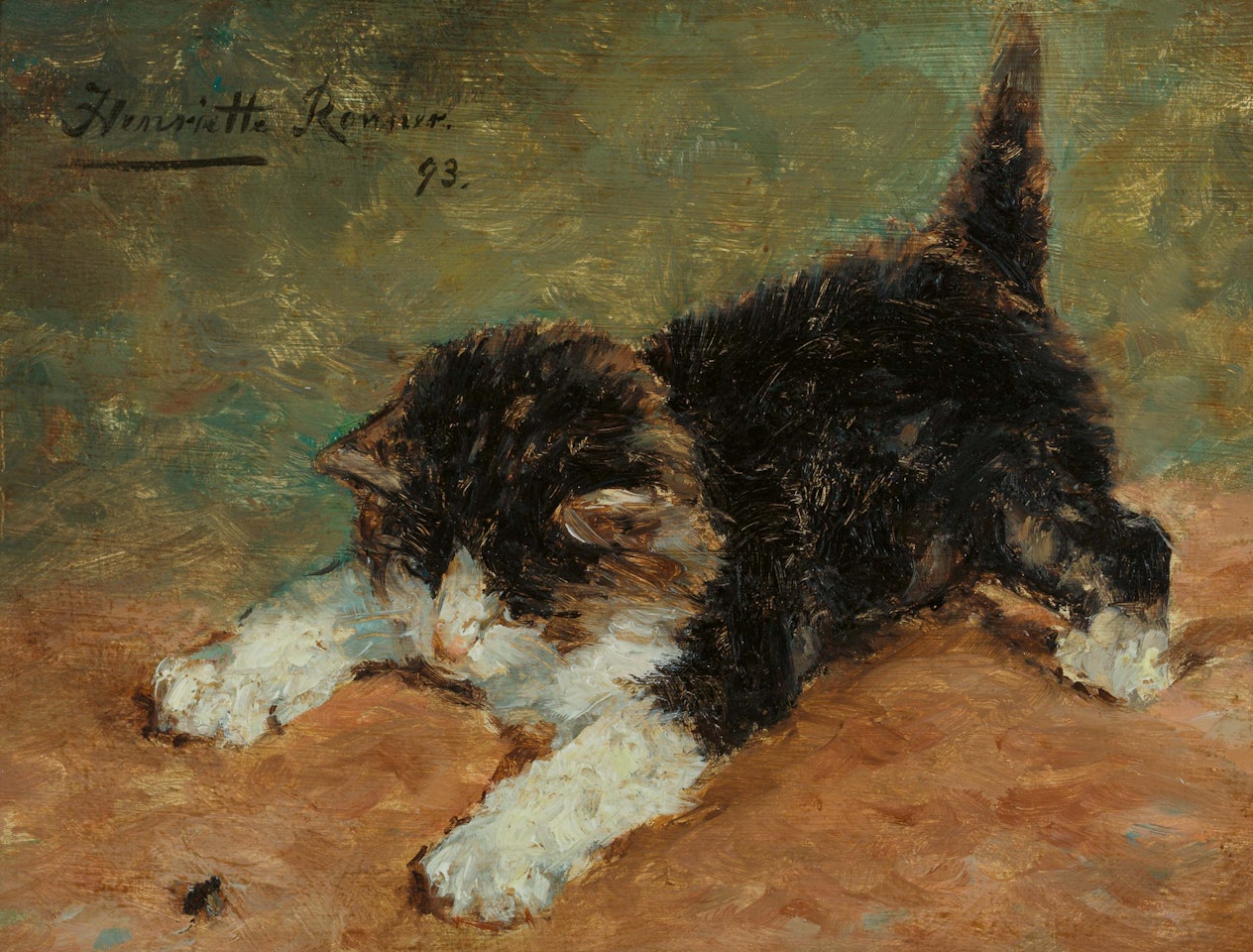 The Fly by Henriette Ronner-Knip