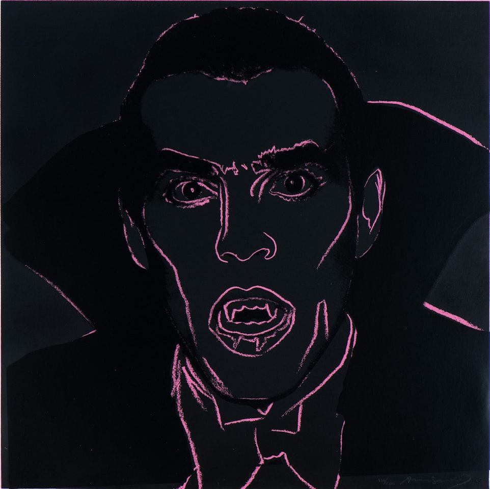 Dracula (from Myths); ) by Andy Warhol