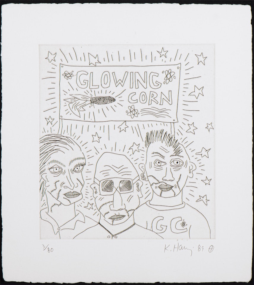 The Valley, With William S. Burroughs by Keith Haring