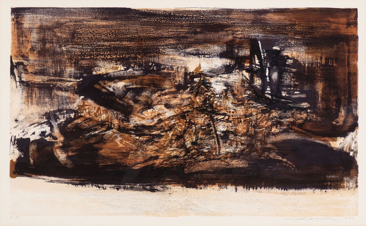 A la Gloire de l"Image et de l"Art Poétique (In Honor of the Picture and of Poetry) (; ) by Zao Wou-Ki