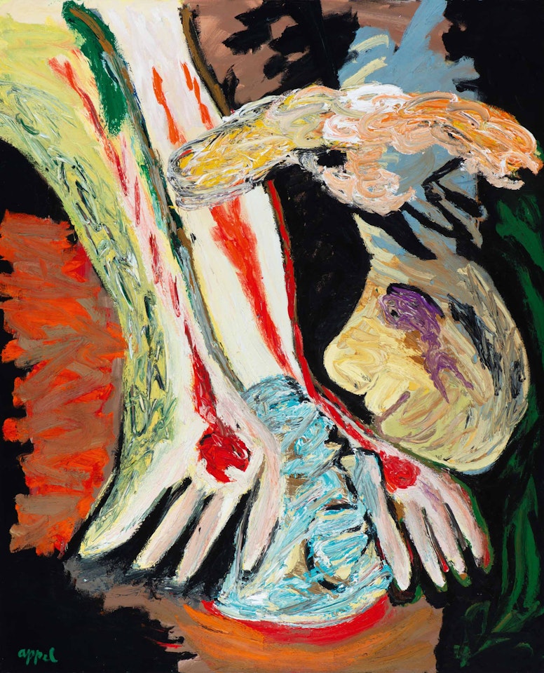 The Kiss by Karel Appel