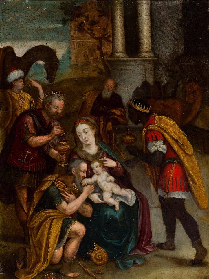 The Adoration of the Magic by Flemish School