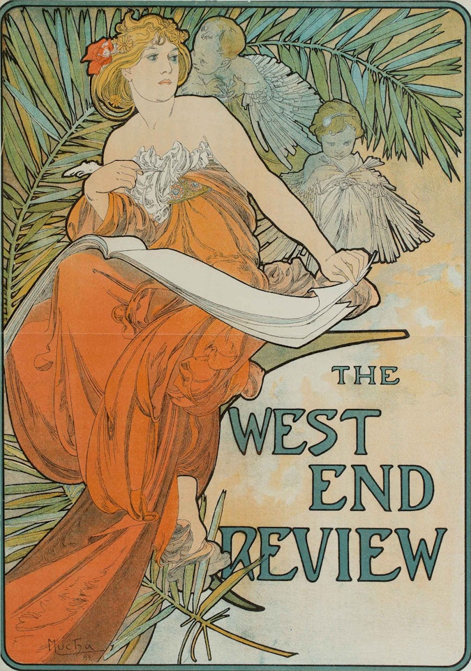 West End Review by Alphonse Mucha