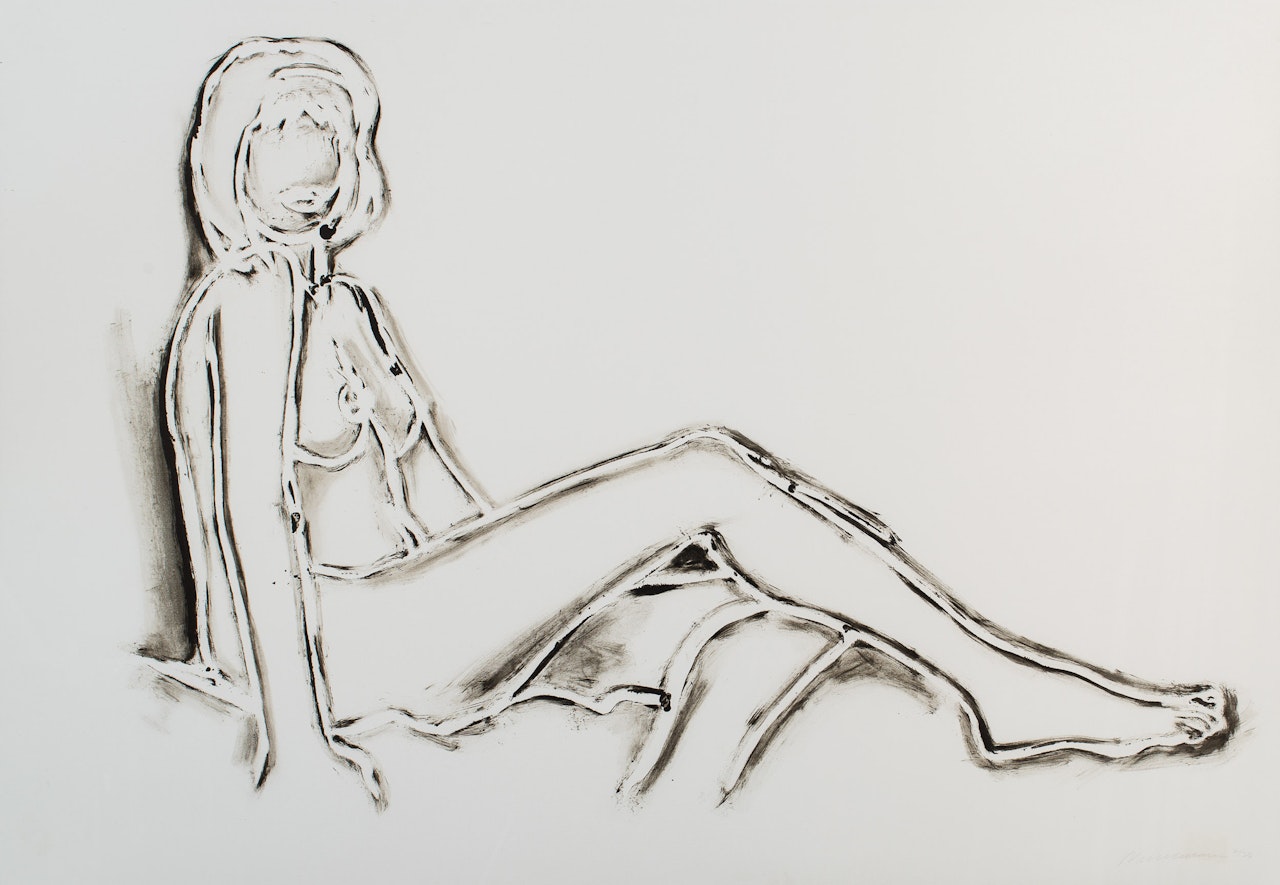 Monica Reclining Towards Right by Tom Wesselmann