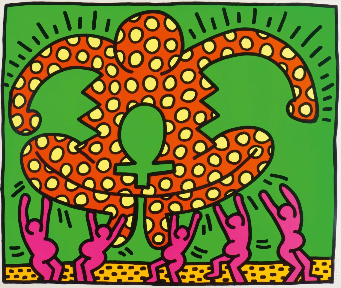 Untitled (Fertility suite: Fertility #5) by Keith Haring