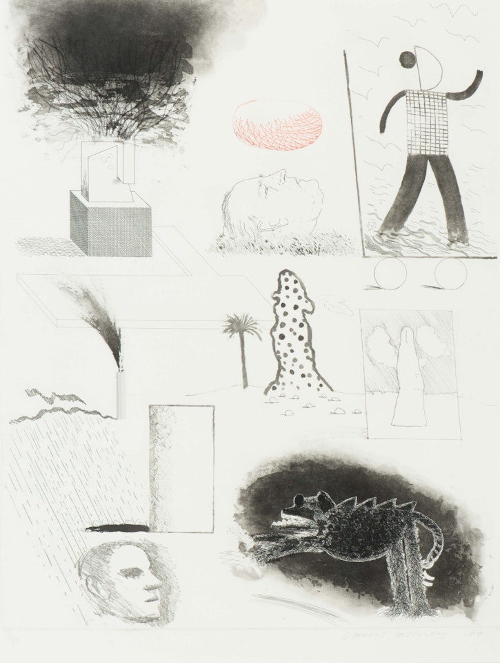 Showing Maurice the Sugar Lift by David Hockney