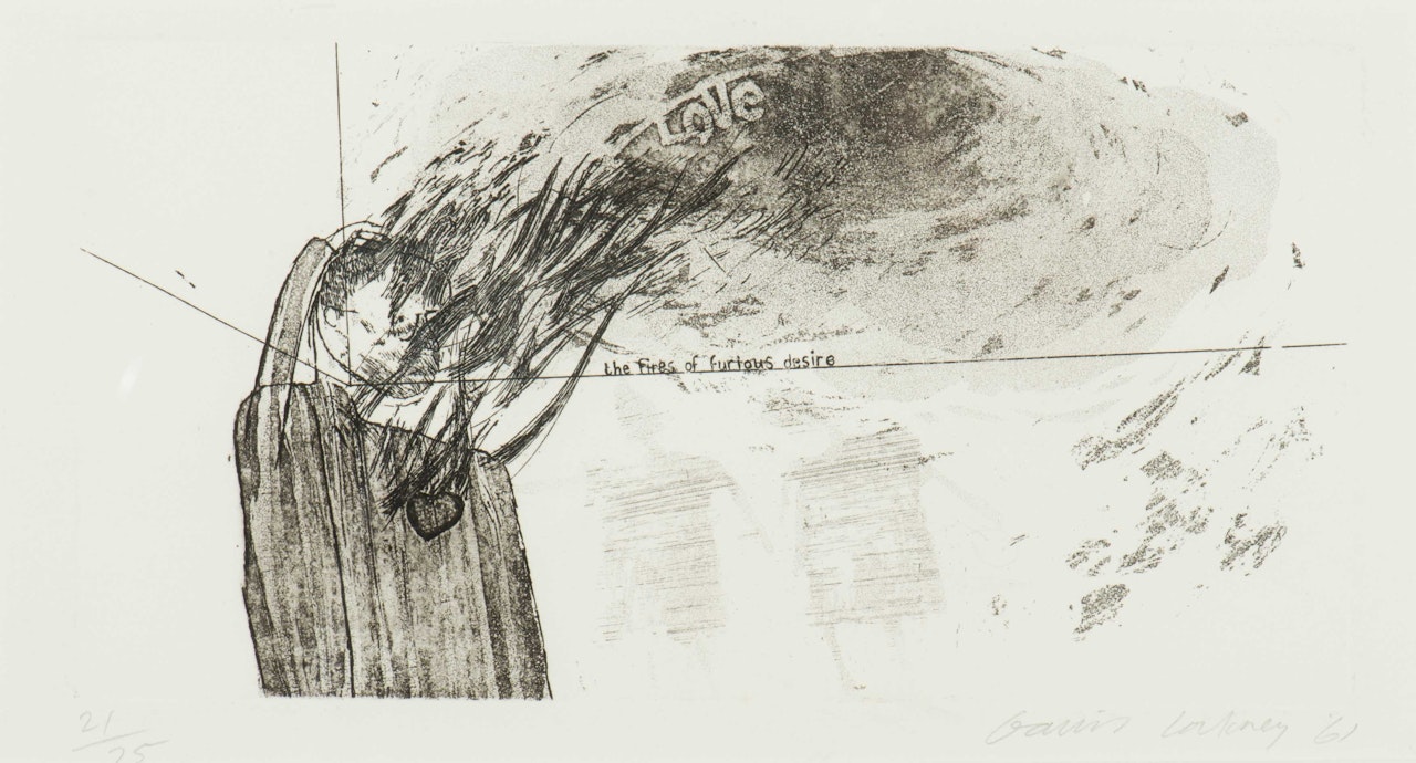 The Fires of Furious Desire by David Hockney