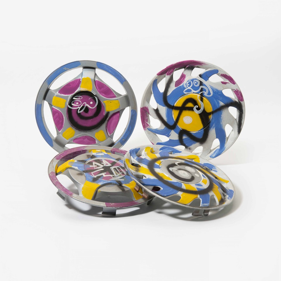 Wheel Covers by Kenny Scharf