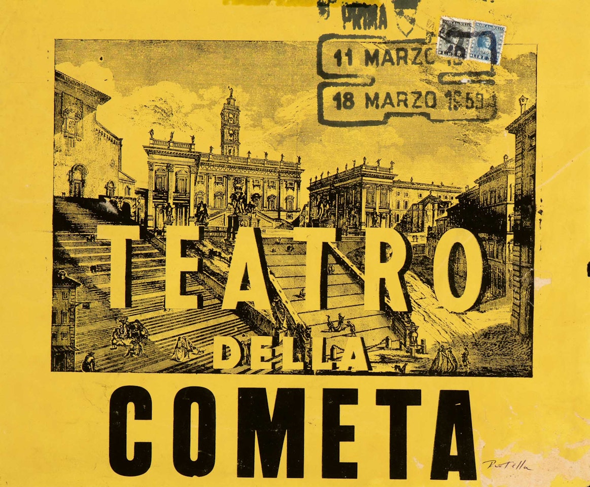 Teatro della Cometa by Mimmo Rotella