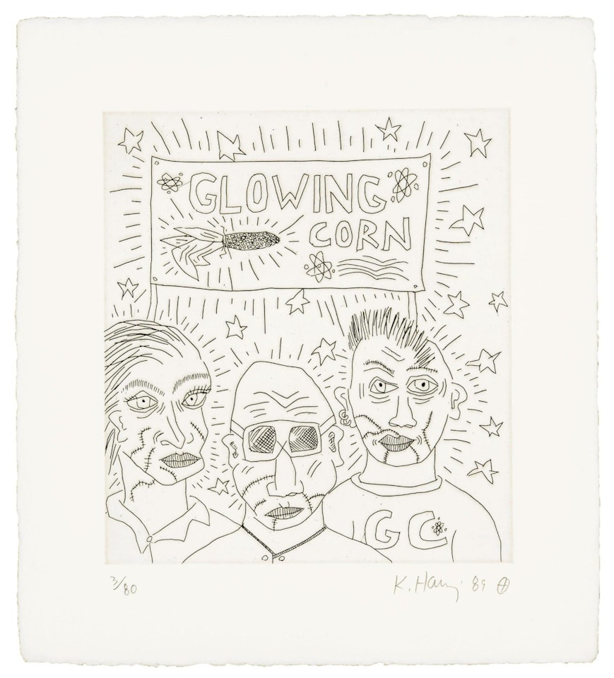 The Valley, With William S. Burroughs; incomplete by Keith Haring