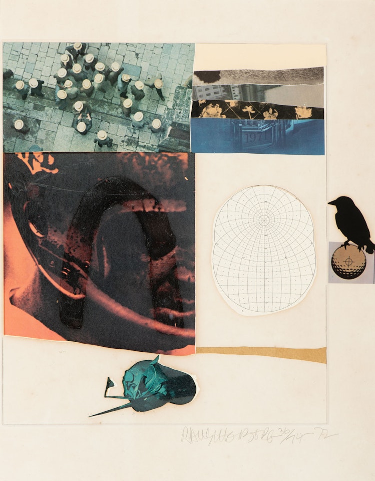 Horsefeathers Thirteen IX by Robert Rauschenberg