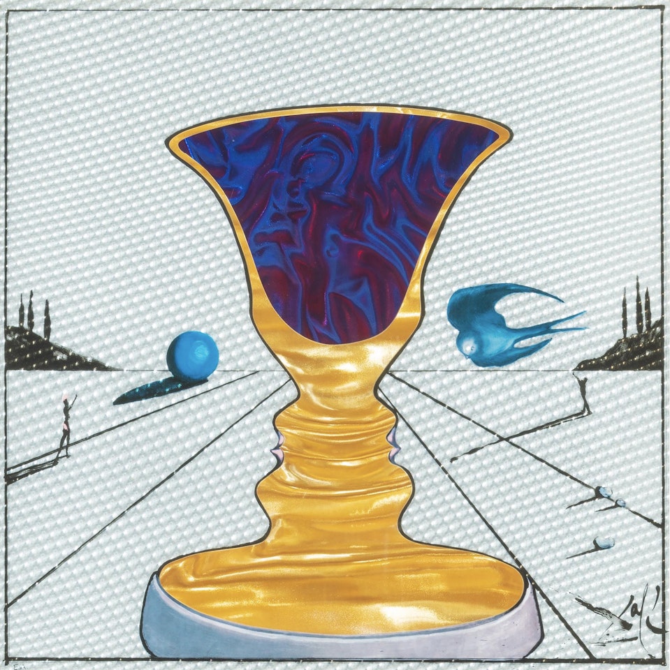 Tristan et Isolde, from Le Philtre d"Amour (Tristan and Isolde, from The Love Potion) by Salvador Dali