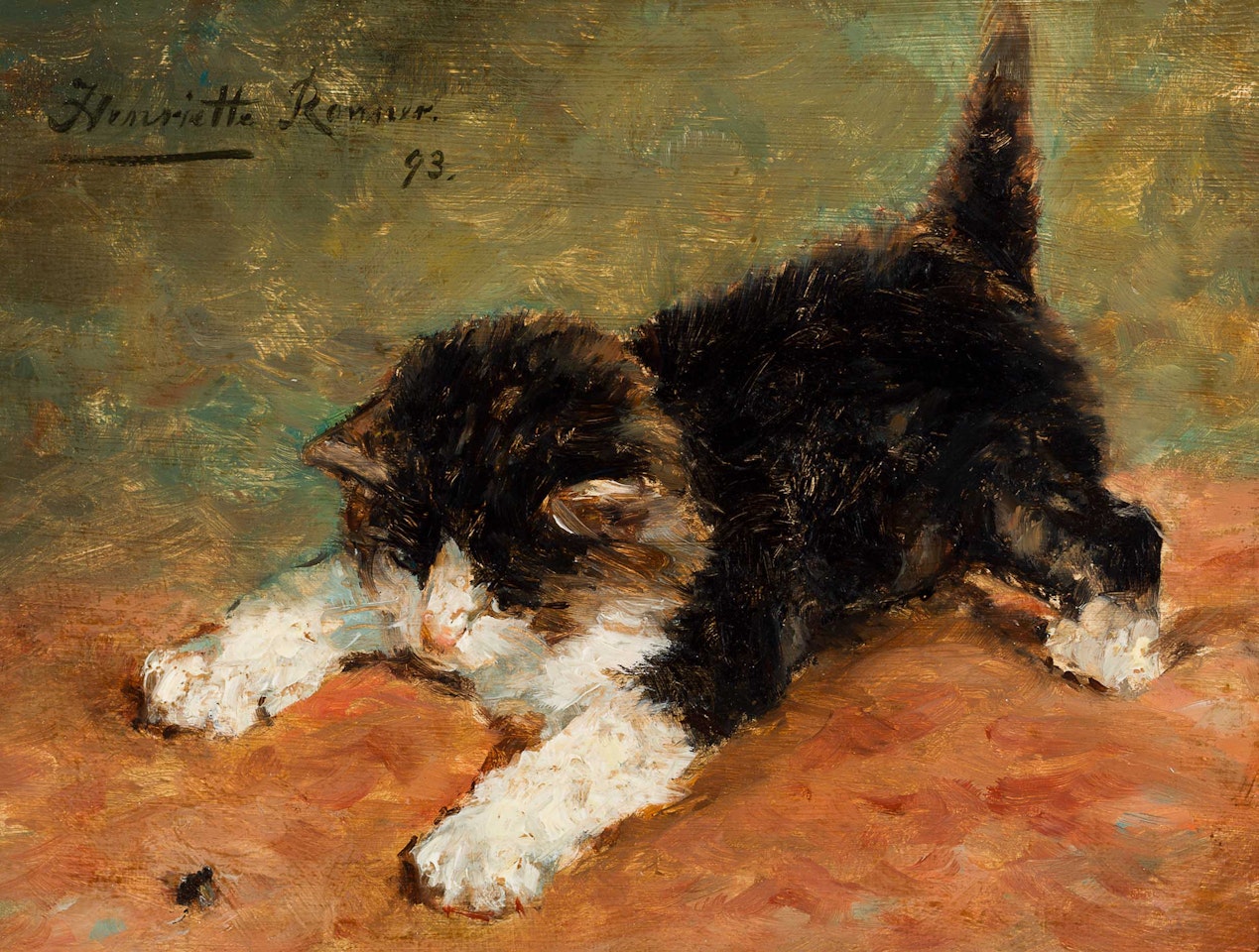 The little friend by Henriette Ronner-Knip