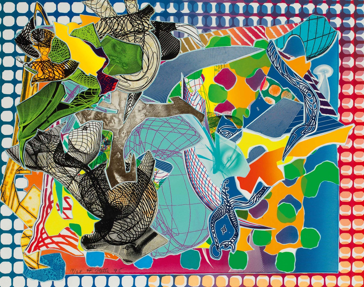 East Euralia, from Imaginary Places by Frank Stella