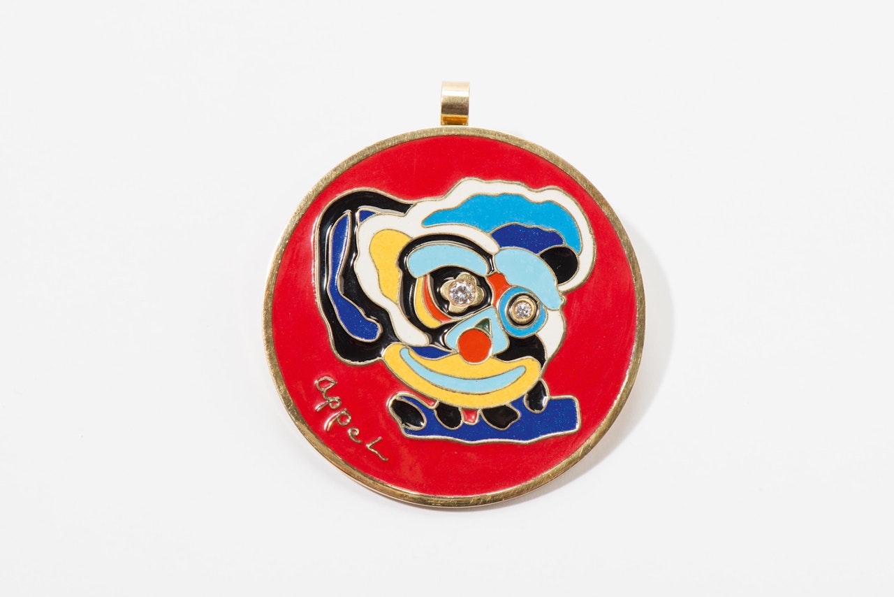Child"s clown by Karel Appel