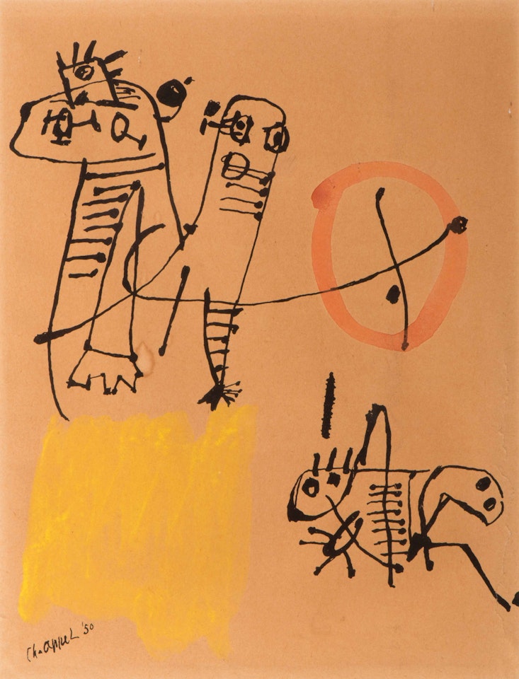 The happy and unforseen week by Karel Appel