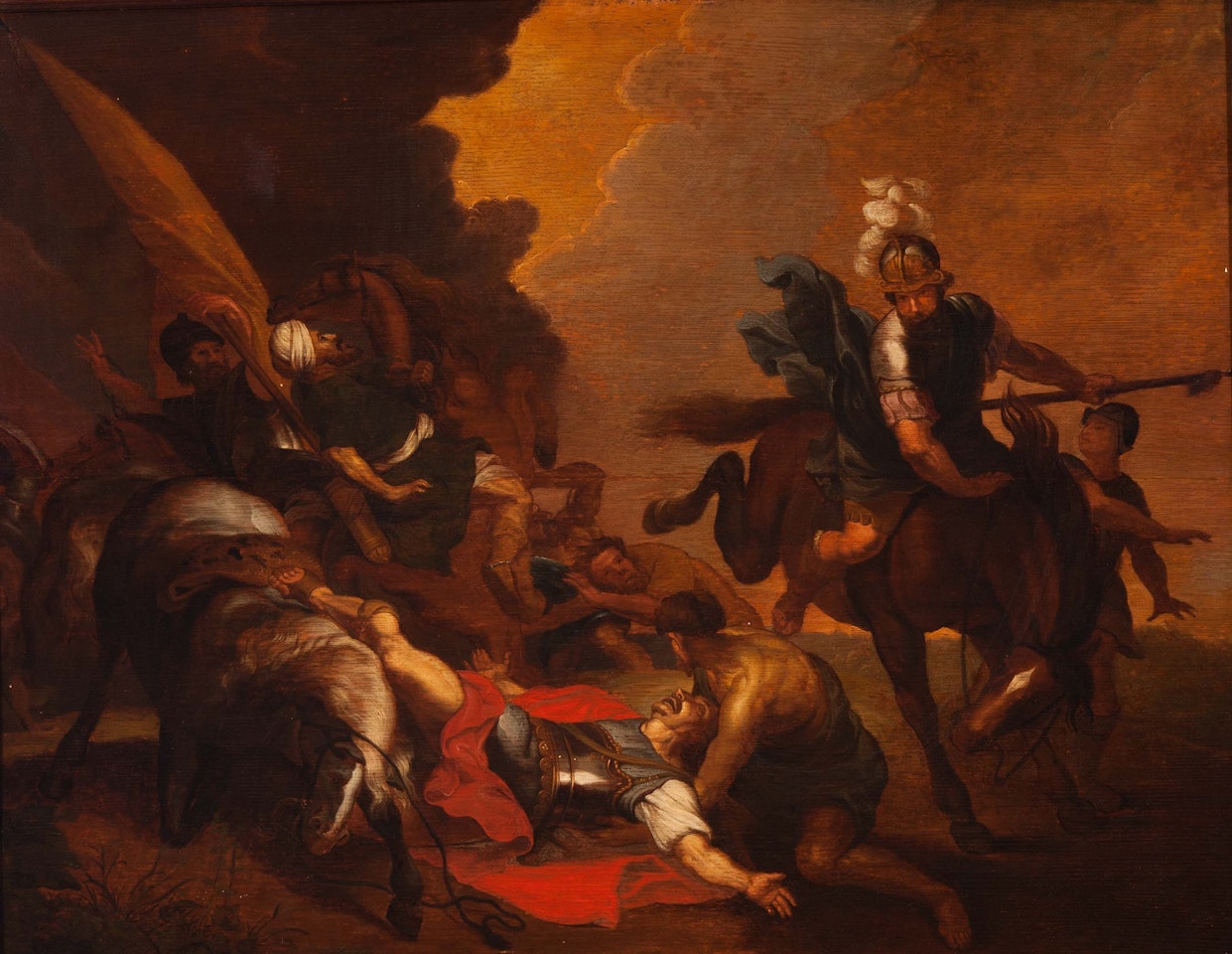The calling of the apostle Saul by Flemish School