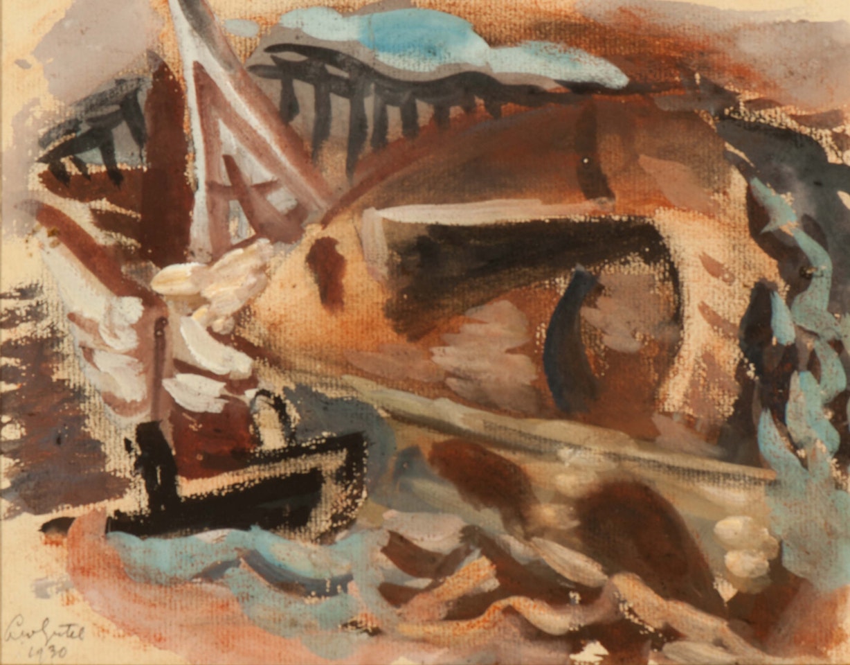 Harbour by Leo Gestel