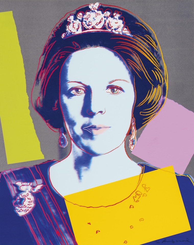 Reigning Queens: Queen Beatrix of the Netherlands by Andy Warhol