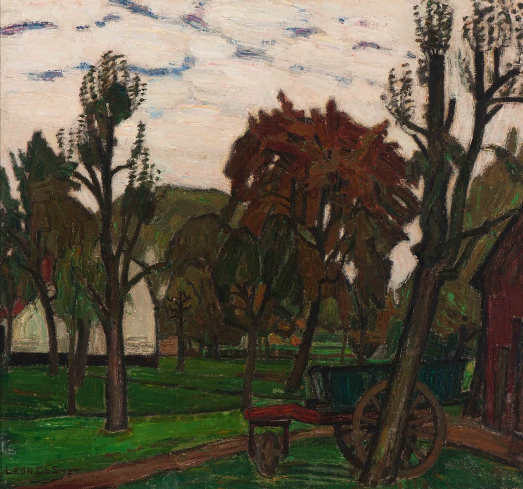 On the farmyard by Leon de Smet