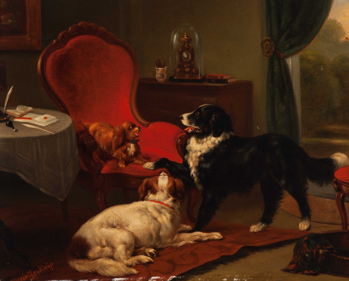 Defending the best spot by Henriette Ronner-Knip