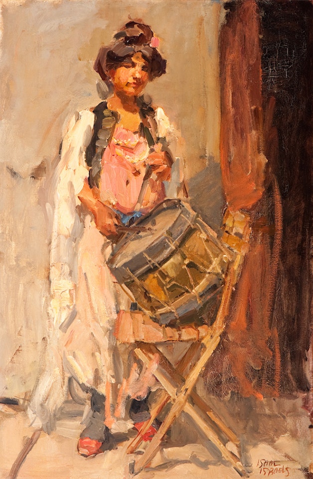 Girl with a drum by Isaac Israels