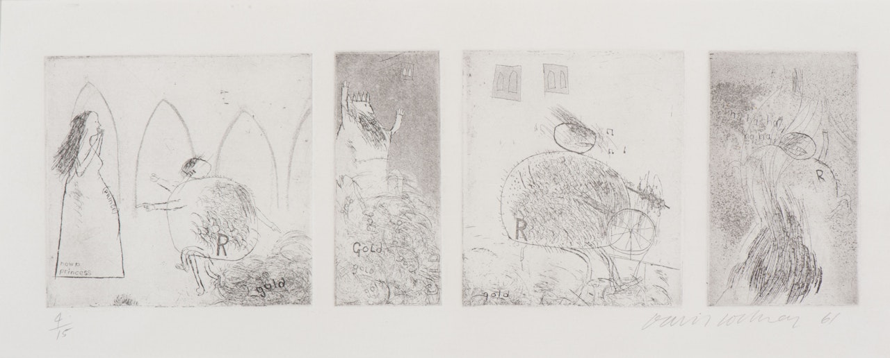 Study for Rumpelstilskin by David Hockney